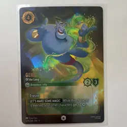 Ravensburger Genie-Of the Lamp Enchanted Foil 229/204 Disney Lorcana TCG - Image 1