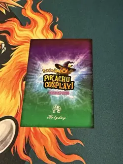 Pokemon Sonic Pikachu Cosplay Full Art Pink Foil Card - Image 2