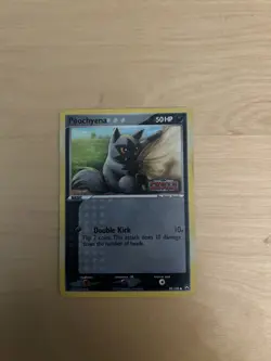 Pokemon TCG Poochyena Power Keepers 58/108 Reverse Holo Stamped Card MP - Image 1