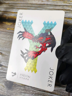 Yveltal - 2013 Yveltal Pokemon Y Poker Deck - Pokemon XY Playing Card - Image 3