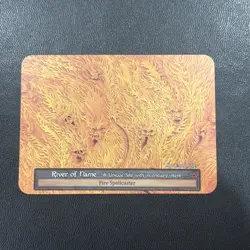 Sorcery Contested Realm TCG Beta unique non foil card RIVER OF FLAME - Image 1