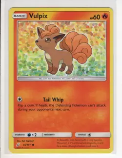 VULPIX TEAM UP SET POKEMON CARD 15/181 LP - Image 1