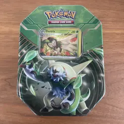 Pokemon Tin Full Of 200+ Grass Type Pokemon Cards 2015-2026 - Image 1