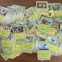 Pokemon Tin Full Of 200+ Grass Type Pokemon Cards 2015-2026 - Image 3