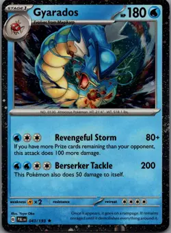 Gyarados - (Cosmo Holo) Promo Miscellaneous Cards & Products 043/193 NM - Image 1