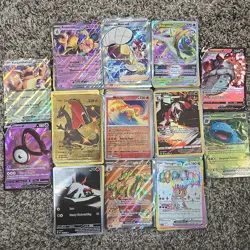 Pokemon TCG ALL RARE Card Lot Almost 200 Cards. Holo, Full Art, SIR, EX, V - Image 1