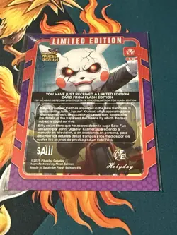 Pikachu Cosplay Limited Edition Saw Box Topper Pokemon Card - Image 2