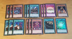 18x Yugioh Card Bundle - Multiple Playsets W/ Some 1st Eds *LP - NM* - Image 1