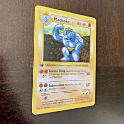 Machoke 34/102 1st Edition Shadowless Regular Base Set HP -Pokemon Card - Image 2