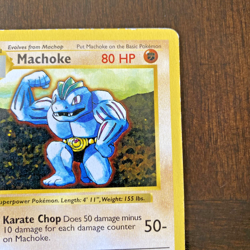 Machoke 34/102 1st Edition Shadowless Regular Base Set HP -Pokemon Card - Image 5