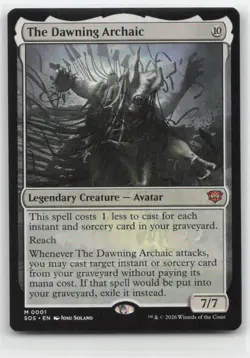 The Dawning Archaic 1 SOS Secrets of Strixhaven Magic MTG NM - Image 1