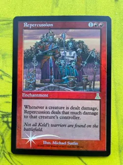 X1 Repercussion FOIL Urza’s Destiny MTG NM - Image 1