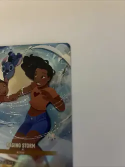 Disney Lorcana Enchanted Raging Storm 225/204 Fresh From Pack Into Protection - Image 3