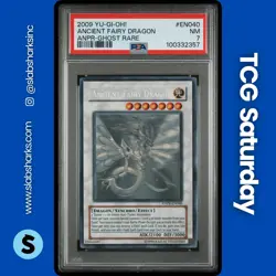 2009 YU-GI-OH ANCIENT PROPHECY #ANPR-EN040 ANCIENT FAIRY DRAGON GHOST RARE PSA 7 - Image 1