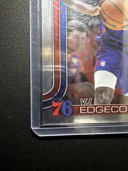 2025-26 Topps Chrome Basketball VJ Edgecomb RC Base #253 76ers Rookie Card - Image 5