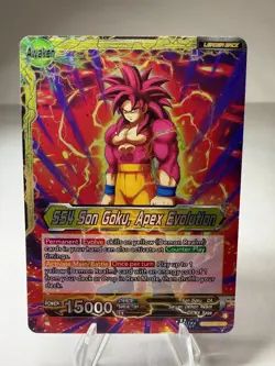 SS4 Son Goku Apex Evolution BT30-067 Three Glorious Fighters Dragon Ball Masters - Image 1