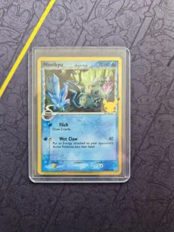 Pokemon Mimikyu TCG SWSH136 Celebrations Black Star Promo Holo Card NM - Image 1