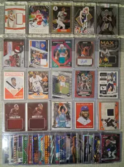 HUGE LOADED PREMIUM 300+ CARD ROOKIE AUTO RC PATCH COLLECTION LOT NFL NBA MLB + - Image 1
