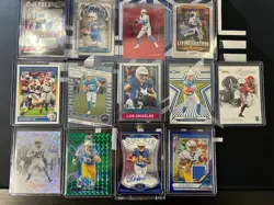 JUSTIN HERBERT, Ladd mcconkey, Brendan r 13 Card Lot LA Chargers RC, Auto - Image 1