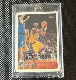 Topps 1996-97 Kobe Bryant #138 Los Angeles Lakers Basketball Trading Card, RC! - Image 1