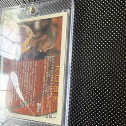 Topps 1996-97 Kobe Bryant #138 Los Angeles Lakers Basketball Trading Card, RC! - Image 3