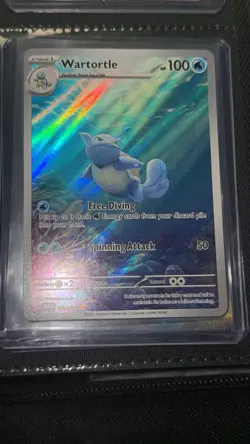 Pokemon Wartortle 171/165 SV: Scarlet & Violet 151 Illustration Rare Holo Card - Image 1