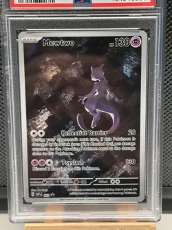2023 Pokemon S&V 151 UPC Black Star Promo Mewtwo #52 - GEM MINT PSA 10 - Image 2