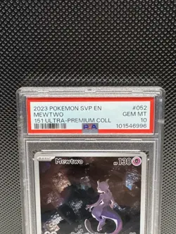 2023 Pokemon S&V 151 UPC Black Star Promo Mewtwo #52 - GEM MINT PSA 10 - Image 3