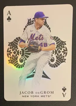 2023 Topps Baseball - All Aces - #AA-8 Jacob deGrom - New York Mets - nrmt/mint - Image 1