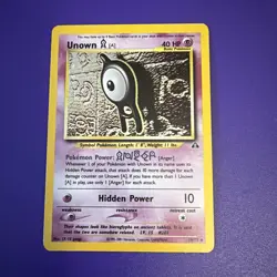 Pokemon TCG Unown [A] Neo Discovery 14/75 Holo Unlimited Holo Rare - Image 1