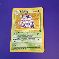 Nidoking Holo Rare 11/130 1999 Base Set 2 - Image 1