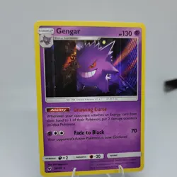 Pokemon TCG Gengar 38/111 Holo Rare Sun & Moon Crimson Invasion NM Condition - Image 2