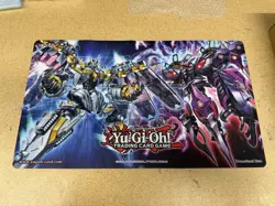Official Konami Yugioh Genesys Celebration Zeus Typhon Playmat - Image 1