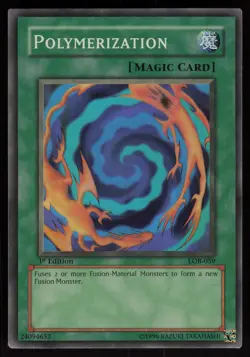 Polymerization LOB-059 Super Rare 1st Edition GLOSSY YU-GI-OH - Image 1
