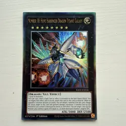 YUGIOH NUMBER 38: HOPE HARBINGER DRAGON TITANIC GALAXY ULTIMATE RARE RA02-EN036 - Image 1