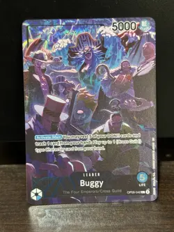 Buggy OP09-042 Alt Art Leader One Piece English Version 2nd Anniversary NM - Image 1