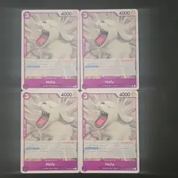 Bandai One Piece Card Game Holly OP15-071 Character Cards x4 English Playset NM - Image 1