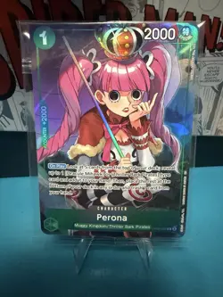 Perona One Piece Character Rare Foil Sealed OP09-034 Promotion English - Image 1