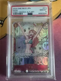 Nami (OP01-016) (Manga) JPN OP01-016 Premium Booster -The Best- Foil - Image 1