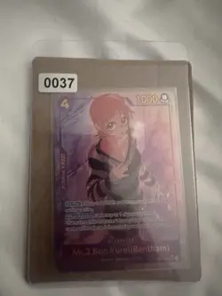 Mr.2.Bon.Kurei(Benthem) (Alt Art) Secret Rare EB01-061 One Piece Near Mint Eng. - Image 2
