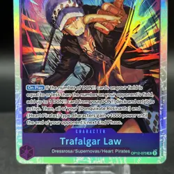 Trafalgar Law OP12-073 SR Foil Legacy of Master One Piece Card - Image 2