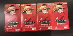 One Piece TCG OP13 Sealed Blister Lot of 4 - Image 1