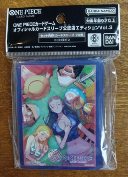 One Piece Card Game Sleeves Official Store Edition Vol. 3 Nico Robin 70 ct Japan - Image 1
