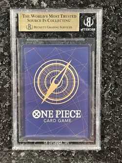 Portgas D. Ace Wanted Poster SP OP13-119 SEC Alt Art ERROR CARD BGS 9.5 - Image 2