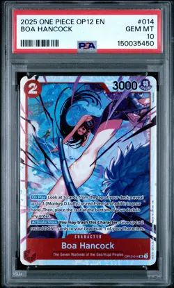 2025 ONE PIECE OP12-LEGACY OF THE MASTER #014 BOA HANCOCK PSA 10 - Image 1