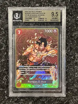 Portgas.D.Ace (One Piece JP Version 2nd Anniversary Set) OP02-013 BGS 9.5 - Image 1