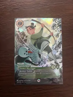 Mulan Resourceful Recruit - 229/204 - ENCHANTED - Disney Lorcana Winterspell - Image 1