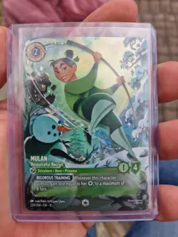 Mulan Resourceful Recruit - 229/204 - ENCHANTED - Disney Lorcana Winterspell - Image 1