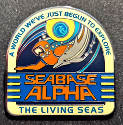 DISNEY Pin SeaBase Alpha Living Seas Epcot 30th Reveal/Conceal Collection 2013 - Image 1