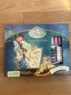 Disney Fairies Drawing Book & Kit by Walter Foster - NEW - Image 1